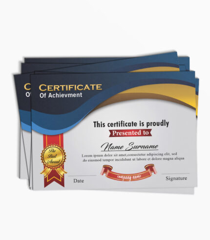 3003 - Custom Certificate Design 03