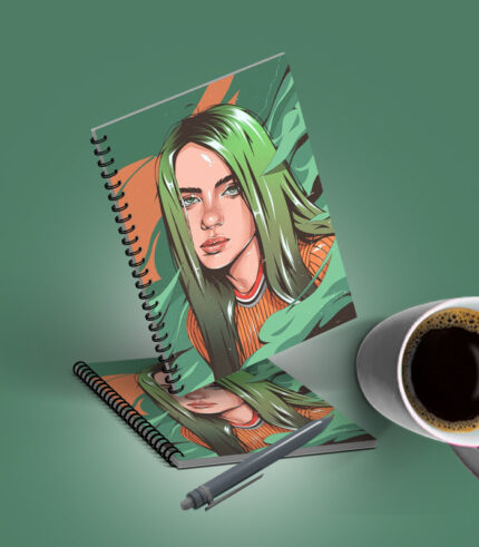 7002 Green Girl Notebook